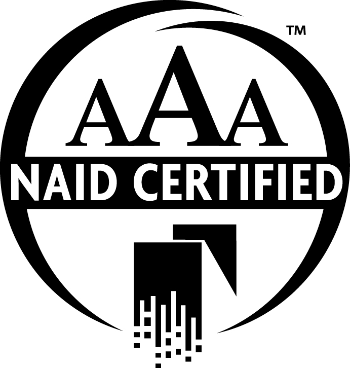 NAID certified logo